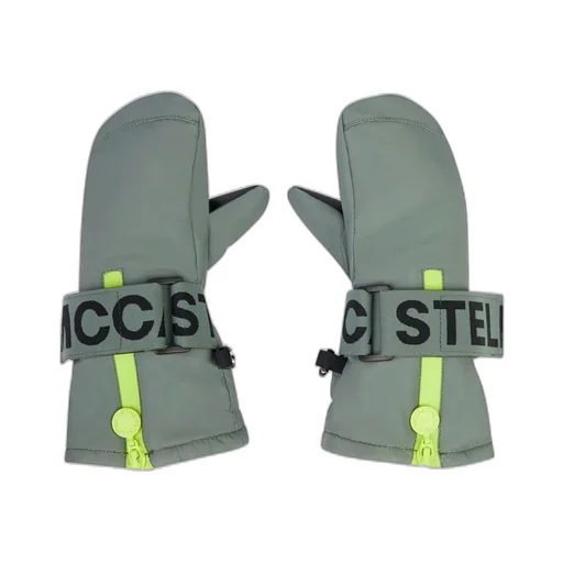 Stella Mccartney Kids Zip Detailed Mittens