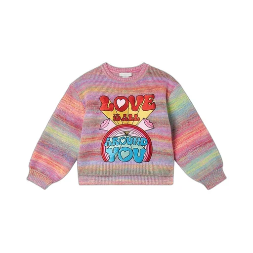 Stella Mccartney Kids Striped Crewneck Jumper