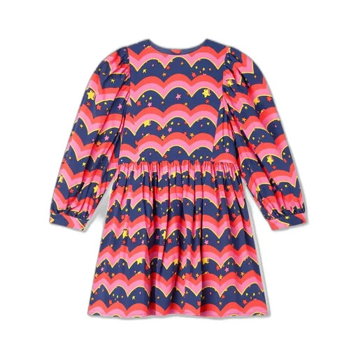 Stella Mccartney Kids Star-Motif Puff-Sleeve Dress