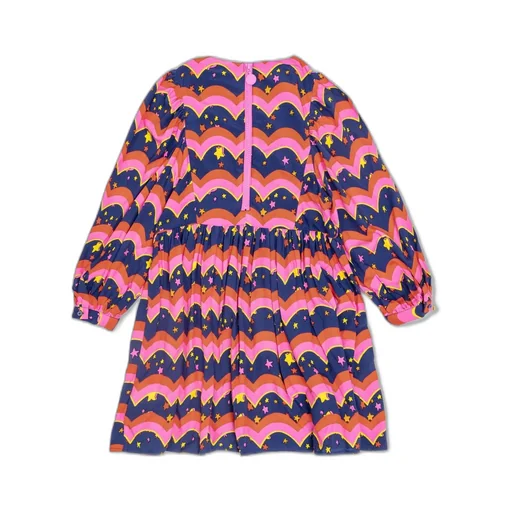 Stella Mccartney Kids Star-Motif Puff-Sleeve Dress