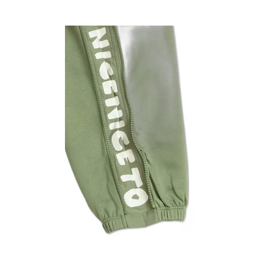 Stella Mccartney Kids Logo Patch Zip Detailed Sweatpants