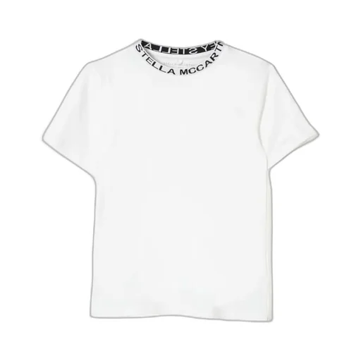 Stella Mccartney Kids Logo-Embroidered Crewneck T-Shirt