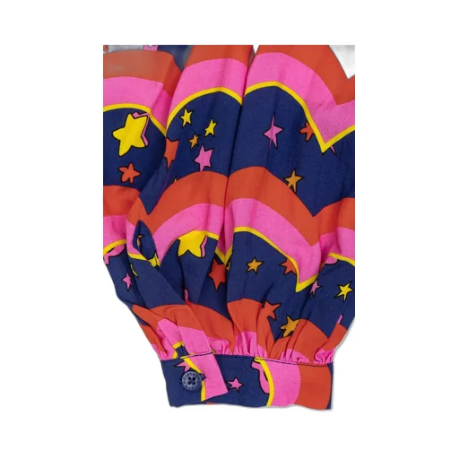 Stella Mccartney Kids Star-Motif Puff-Sleeve Dress