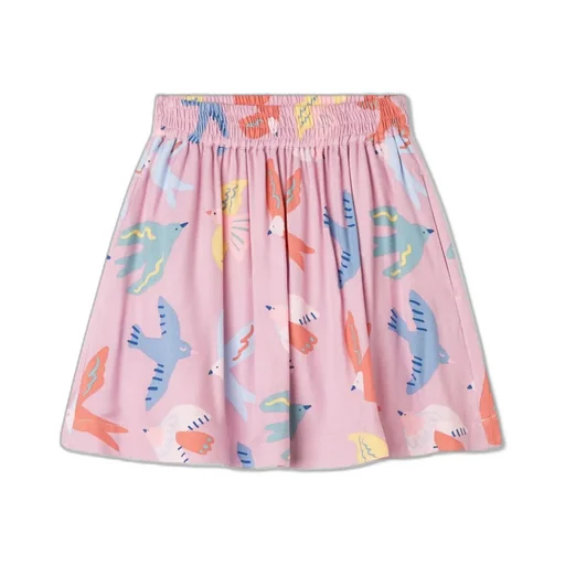 Stella Mccartney Kids All-Over Printed Pleated Skirt