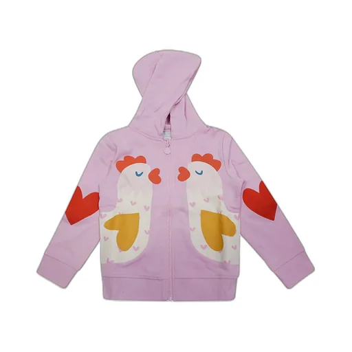 Stella Mccartney Kids Graphic Printed Zipped Hoodie