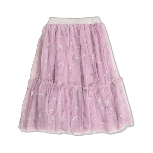 Stella Mccartney Kids Star Embellished Tulle Skirt