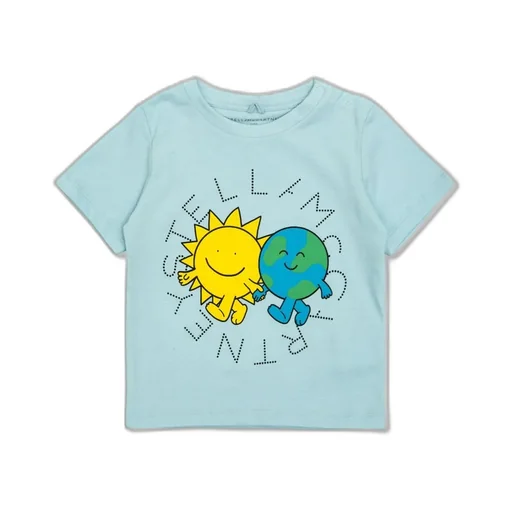 Stella Mccartney Kids Graphic Patterned T-Shirt