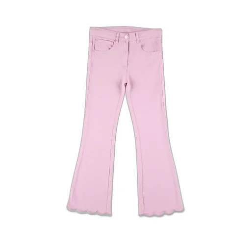 Stella Mccartney Kids Scallop Trim Denim Jeans