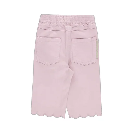 Stella Mccartney Kids Elasticated Waistband Scalloped-Hem Trousers
