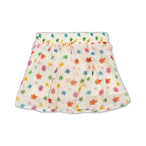 Stella Mccartney Kids All-Over Printed Pleated Skirt
