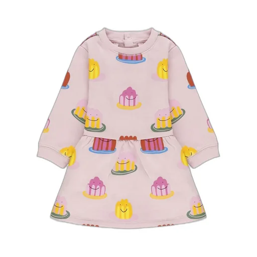 Stella Mccartney Kids Jelly Print Long Sleeve Dress