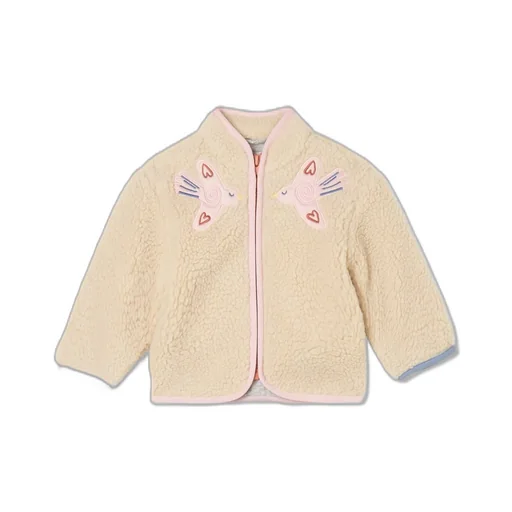 Stella Mccartney Kids Bird Embroidered Zip-Up Jacket