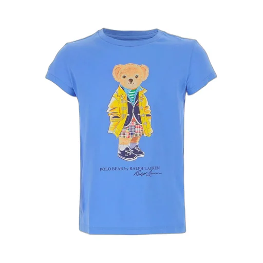 Ralph Lauren Kids Polo Bear Printed Crewneck T-Shirt