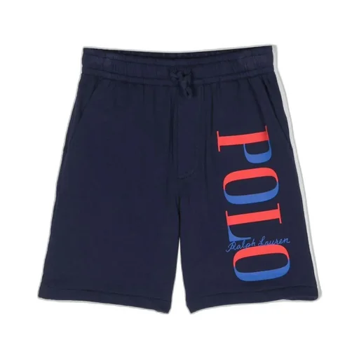 Ralph Lauren Kids Logo Printed Drawstring Shorts