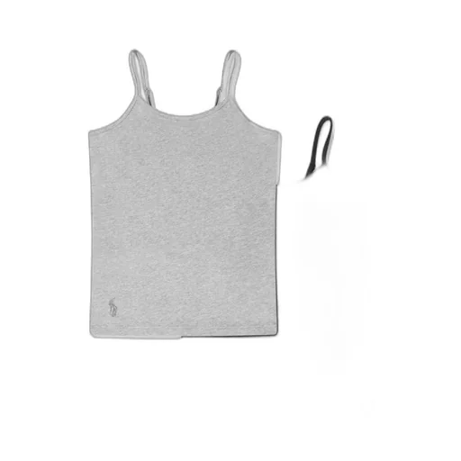Ralph Lauren Kids Pony Embroidered Jersey 2 Packs Of Camisoles