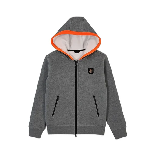 Refrigiwear Logo Patch Zipped Hoodie