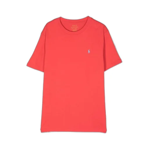 Ralph Lauren Kids Logo Embroidered Crewneck T-Shirt