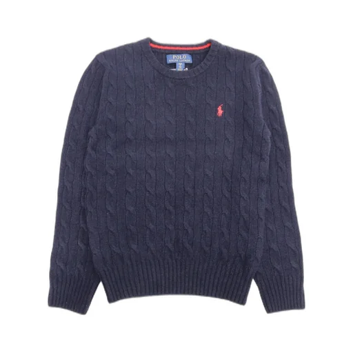 Ralph Lauren Kids Polo Pony Embroidered Crewneck Jumper