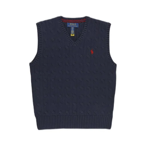 Ralph Lauren Kids Sleeveless Crewneck Jumper