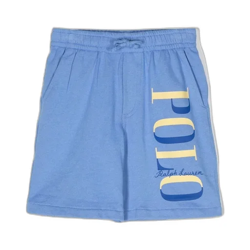 Ralph Lauren Kids Logo Printed Drawstring Shorts