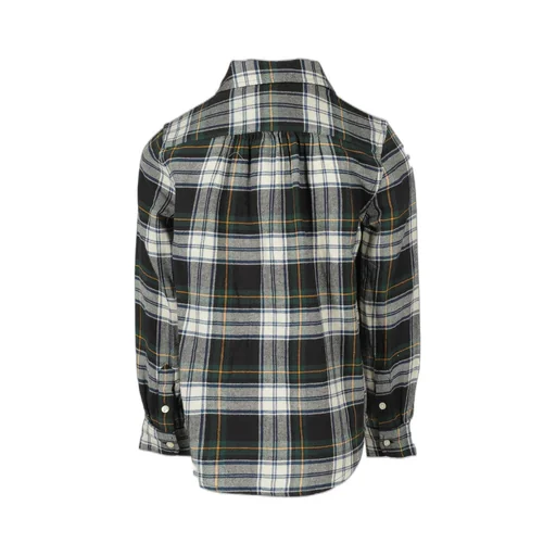 Ralph Lauren Kids Check Printed Ruffled Shirt