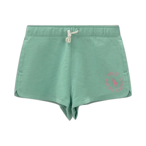 Ralph Lauren Kids Logo-Printed Elasticated Drawstring Waistband Shorts