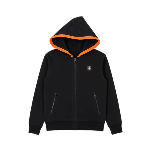 Refrigiwear Logo Patch Zipped Hoodie