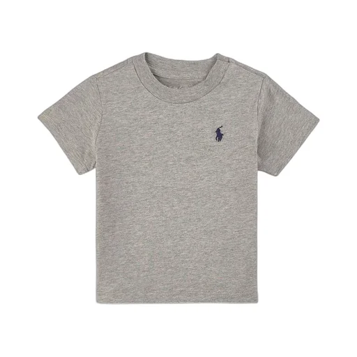 Ralph Lauren Kids Logo Embroidered Crewneck T-Shirt