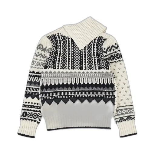 Ralph Lauren Kids Graphic-Intarsia Turtleneck Jumper