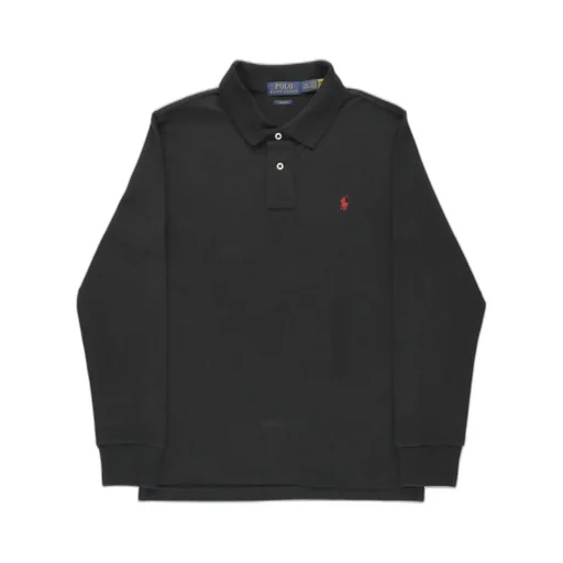 Ralph Lauren Kids Logo Embroidered Long Sleeved Polo Shirt