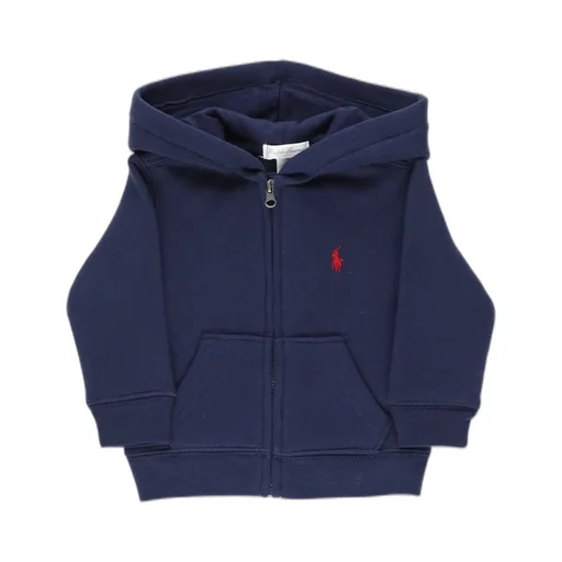 Ralph Lauren Kids Logo Embroidered Zipped Hoodie