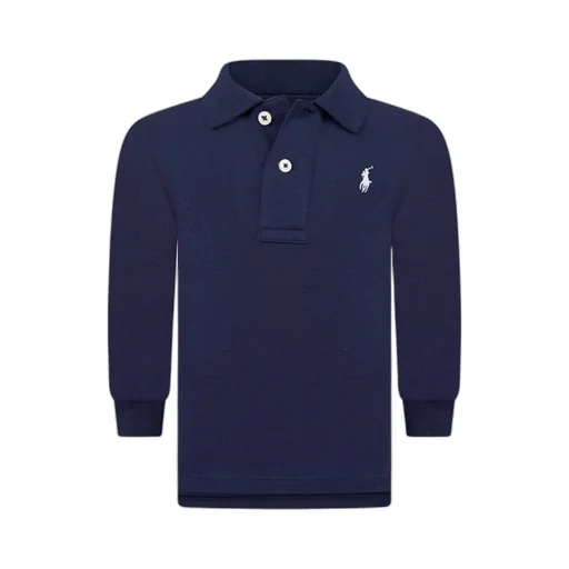 Ralph Lauren Kids Logo-Embroidered Long-Sleeved Polo Shirt