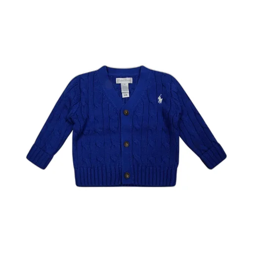 Ralph Lauren Kids V-Neck Cable-Knit Cardigan