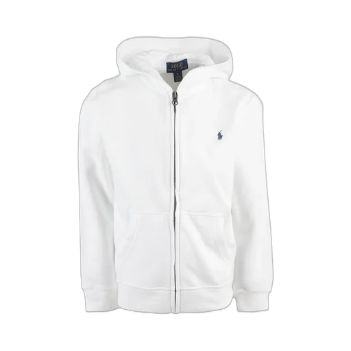 Ralph Lauren Kids Logo Embroidered Zipped Hoodie