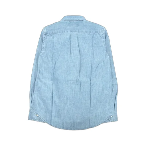 Ralph Lauren Kids Logo Embroidered Denim Shirt
