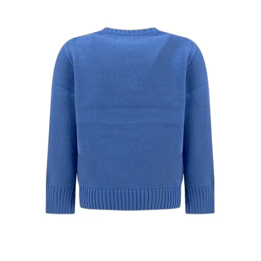 Ralph Lauren Kids Dog Intarsia-Knit Crewneck Jumper