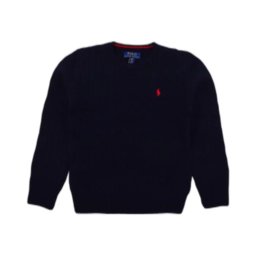 Ralph Lauren Kids Polo Pony Embroidered Crewneck Jumper