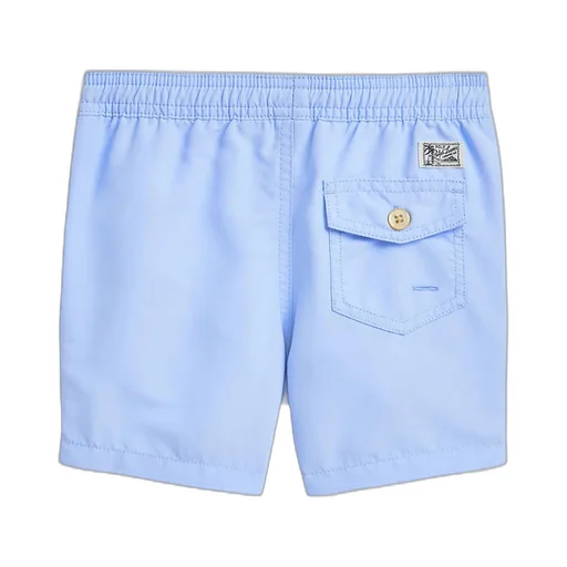Ralph Lauren Kids Logo Embroidered Drawstring Swim Shorts