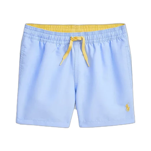 Ralph Lauren Kids Logo Embroidered Drawstring Swim Shorts