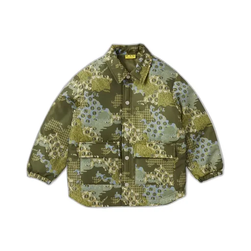 Off-White Kids Camouflage Crazy Padded Jacket