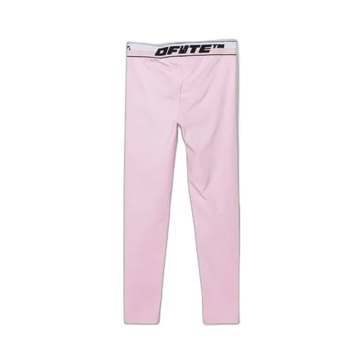 Off-White Kids Logo Waistband Leggings