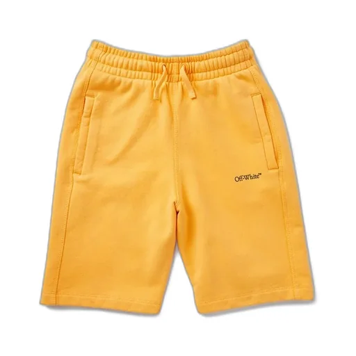 Off-White Kids Bookish Logo Printed Shorts
