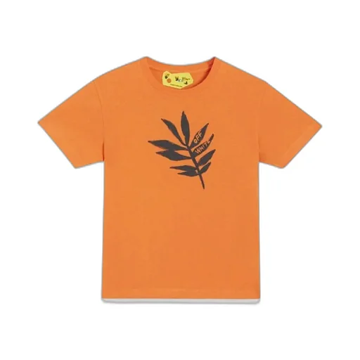Off-White Kids Logo Printed Crewneck T-Shirt