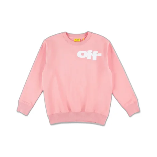 Off-White Kids Logo Printed Crewneck Sweatshirt