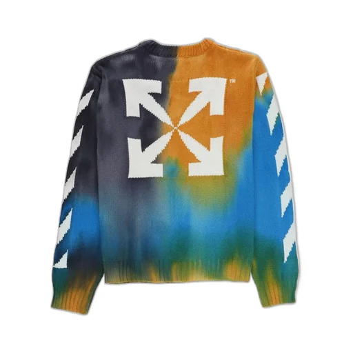 Off-White Kids Tie-Dyed Knit Jumper