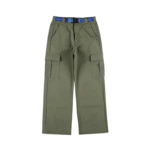Off-White Kids Belted Straight Leg Pants