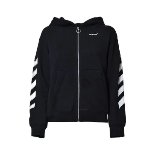 Off-White Kids Arrow Printed Zipped Hoodie