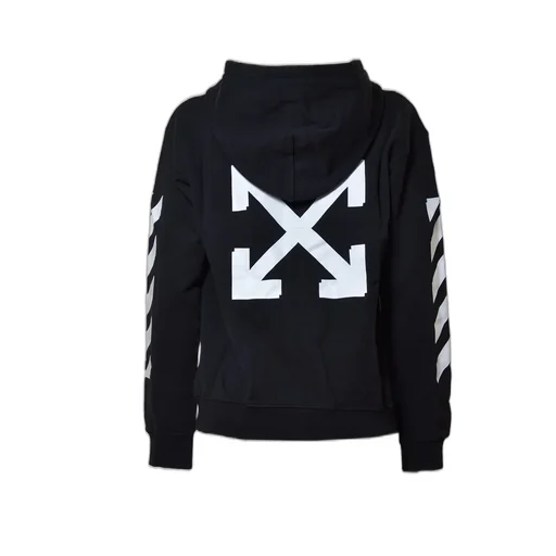 Off-White Kids Arrow Printed Zipped Hoodie