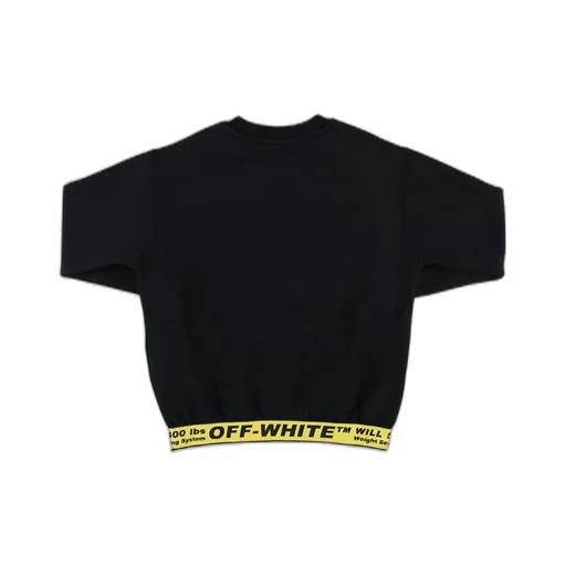 Off-White Kids Logo Detailed Long Sleeved Sweatshirt