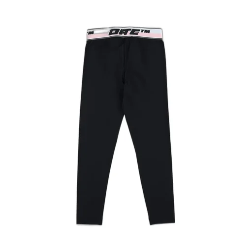Off-White Kids Stretched Mid Rise Leggings